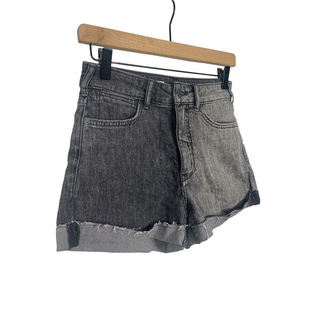 Anthropologie Pilcro The Signature High Rise Shorts Two Toned Size 25 - Picture 3 of 7
